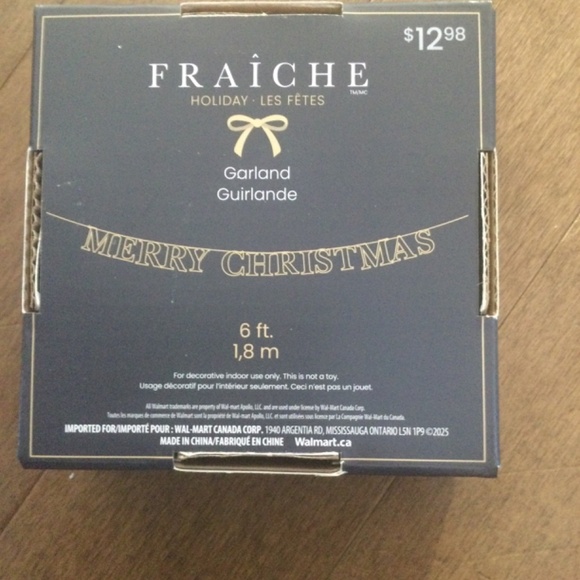 Metal Holliday garland - Picture 6 of 6